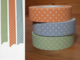 Washi Tape dots light 3er Set 15mm