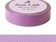 Washi Tape Dots Purple 15mm