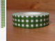 Washi Tape gingham green 15mm