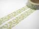 Washi Tape green damask 15mm