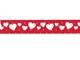 Washi Tape Heart red 15mm