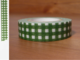Washi Tape gingham green 15mm Washi Tape gingham green 15mm
