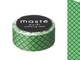 Washi Tape plaid green 15mm