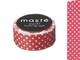 Washi Tape polka dots red15mm