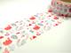 Washi Tape red tulip 15mm