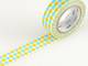Washi Tape square yellow 15mm Washi Tape square yellow 15mm