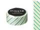 Washi Tape stripes mint 15mm