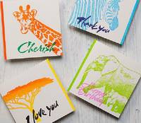 Stempel Wild Life Giraffenmuster