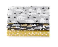 Fat Quarter 3er Pack White Night