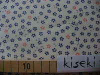Kirschblüten blau auf weiß Kirschblüten blau auf weiß