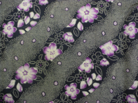 Shibori Blüten schwarz lila Shibori Blüten schwarz lila