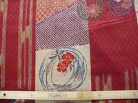 Shibori Blumen rot Shibori Blumen rot