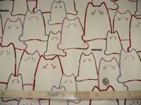 Wachstuch Katzen rot Wachstuch Katzen rot