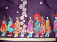 Wachstuch Maiko aubergine Wachstuch Maiko aubergine