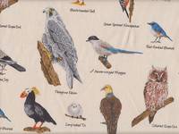 Wachstuch Bird Encyclopedia natur
