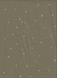 Starry khaki double gauze