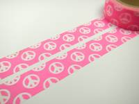 Washi Tape neon pink symbol 15mm