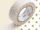 Washi Tape pin dots gold 15mm Washi Tape pin dots gold 15mm
