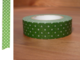 Washi Tape pin dots green 15mm Washi Tape pin dots green 15mm