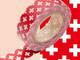 Washi Tape cross red 15mm Washi Tape cross red 15mm