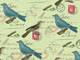 Wrap Sheet - Poster - Blue Bird On Green Letter Wrap Sheet - Poster - Blue Bird On Green Letter