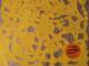 Paper-cutting seal. silk paper. sandy beach. yellow Paper-cutting seal. silk paper. sandy beach. yellow