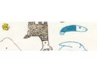 Washi Tape beasts blue 15mm Washi Tape beasts blue 15mm