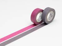 Washi Tape 2er Set uni wine & haimurasaki 15mm Washi Tape 2er Set uni wine & haimurasaki 15mm