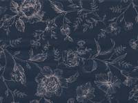 Calm Flower navy Calm Flower navy