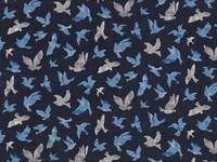 Vogel dunkelblau Vogel dunkelblau