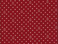 Punkte und Papagei rot Doubleface Punkte und Papagei rot Doubleface