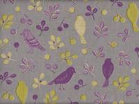 Vogel & Beeren grau Vogel & Beeren grau