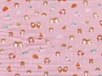 Otter rosa double gauze Otter rosa double gauze