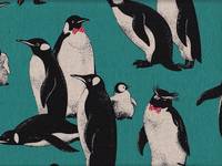 Pinguin groß türkis Pinguin groß türkis