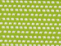 Elefanten klein weiß auf grün Elefanten klein weiß auf grün