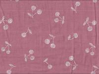 Kirschen rosa double gauze Kirschen rosa double gauze