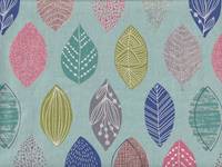 Blätter hellblau Blätter hellblau