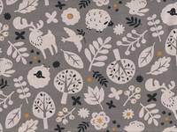 Tiere im Wald grau braun Tiere im Wald grau braun