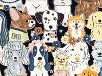 Powerful Animal Dogs black Powerful Animal Dogs black