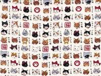 Japanese Cats light beige Japanese Cats light beige