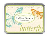 Rubber Stamp Set Butterflies Rubber Stamp Set Butterflies