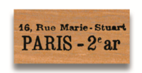Rubber Stamp 16, Rue Marie - Stuart Rubber Stamp 16, Rue Marie - Stuart
