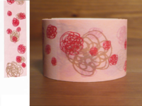 Masking Tape Blüten rosa 30mm