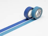 Washi Tape 2er Set uni ruri & asahanada 15mm Washi Tape 2er Set uni ruri & asahanada 15mm