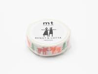 Washi Tape Bengt & Lotta - happy moose 15mm Washi Tape Bengt & Lotta - happy moose 15mm