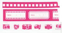 Washi Tape Camera pink 3er Set 10+15+20mm Washi Tape Camera pink 3er Set 10+15+20mm