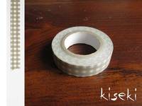 Washi Tape gingham gray 13mm Washi Tape gingham gray 13mm