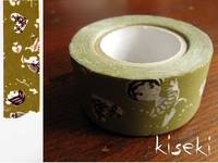 Washi Tape girls yomogi 24mm Washi Tape girls yomogi 24mm