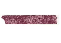 Washi Tape hydrangea red purple 15mm Washi Tape hydrangea red purple 15mm