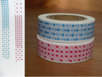 Washi Tape marble red&blue 2er Set 15mm Washi Tape marble red&blue 2er Set 15mm